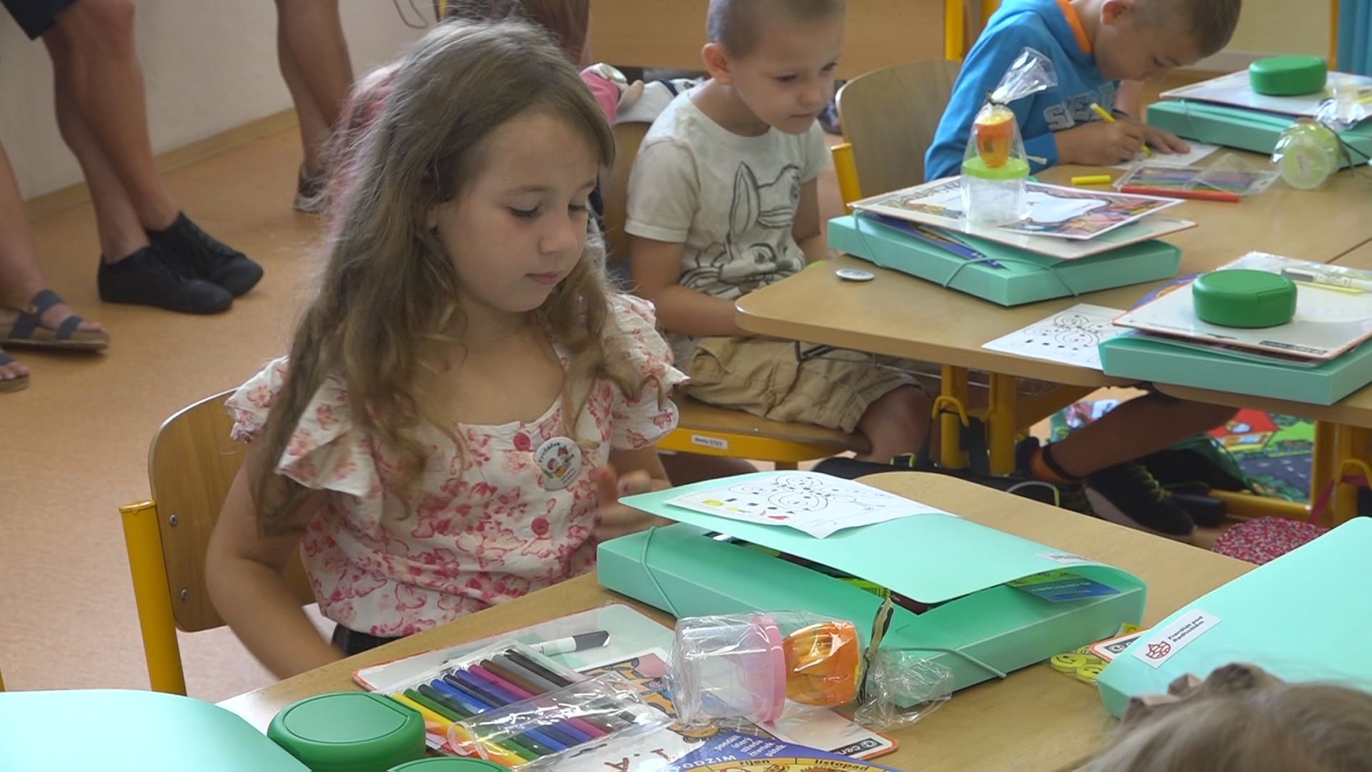 Na Základní škole Záhuní Přivítali 2 Září Padesát Prvňáčků Televize